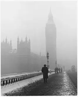 Snowy London