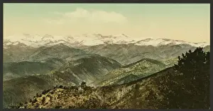 Snowy range from Bellevue, Colorado