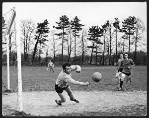 Goalie Prints: Soccer Goalie Diving
