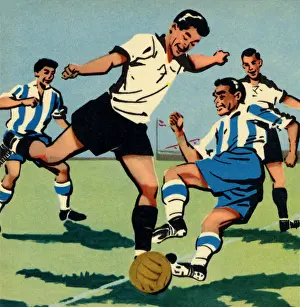 Running Prints: Soccer Players Date: 1958