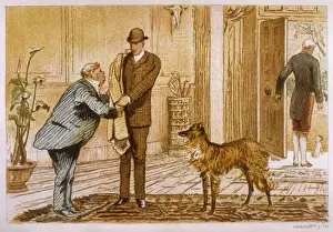 Footman Prints: Social / Arriving at Hall