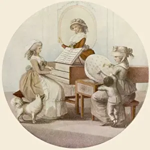 Harpsichord Prints: Social / Britain Morning
