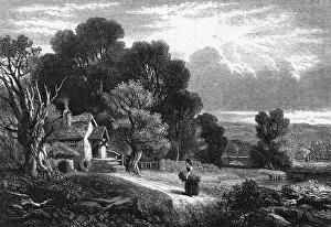 Cottager Prints: Social / Cottage Scene 19C