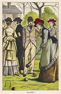 Croquet Gallery: SOCIAL / CROQUET IN GARDEN