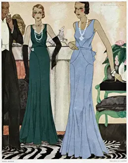 Sleeveless Prints: Social / French Party 1931