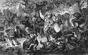 Bagpipes Prints: Social / Germany / Peasants
