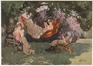 Hammock Prints: Social / Ladies in Garden