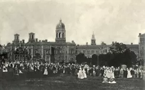 Barnet Collection: Social occasion at Colney Hatch Asylum, Middlesex
