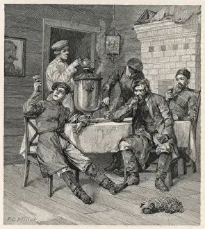 Samovar Prints: Social / Russia / Teashop