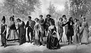 Images Dated 3rd November 2015: Society at a costume ball, 1912