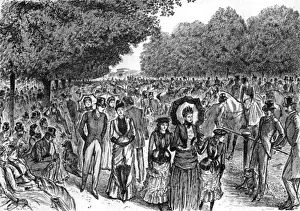 Rotten Prints: Society in Hyde Park during the London Season, 1886