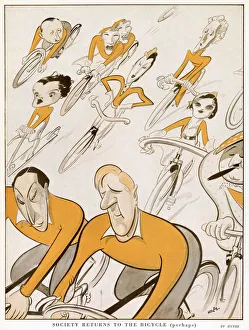 Images Dated 16th January 2020: Society Returns to the Bicycle by Hynes