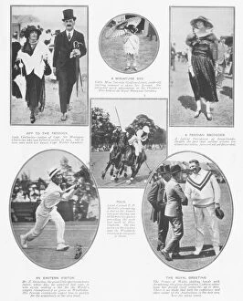 Images Dated 22nd April 2016: Society Snapshots at Ascot, 1921