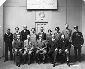 Hodgson Prints: Society staff & organisers of International Aero Exhibition