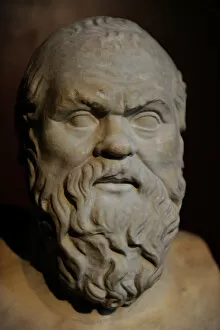 Greeks Collection: Socrates (470-399 BC). Bust