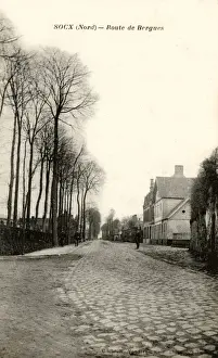 Socx, France - Route de Bergues