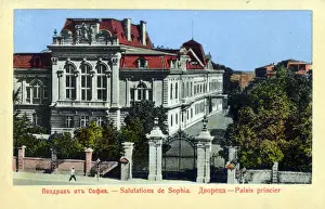 Bulgaria Prints: Sofia, Bulgaria - the Tzaraes Palace - former Royal Palace Date: circa 1920s