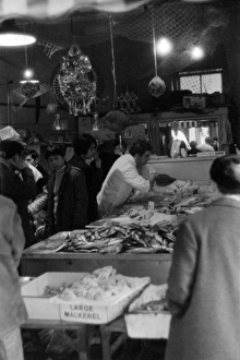 Soho, London - indoor fish market