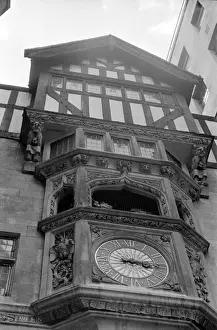 Numerals Prints: Soho, London - Liberty clock, Great Marlborough Street