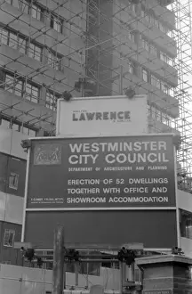 Dwellings Prints: Soho, London - Westminster City Council building works