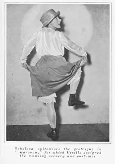 Sokolova in Barabau part of Diaghileffs ballet
