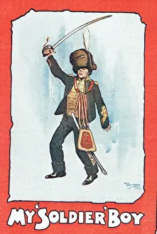 Hussars Prints: My Soldier Boy by Alfred Maltby and Frank Lindo