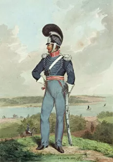 Troop Collection: Soldier from the First City Troop, Philadelphia, in uniform