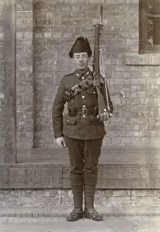 Inniskilling Prints: Soldier with rifle and bayonet