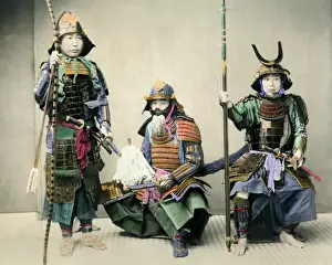 Soldiers in armour, Japan