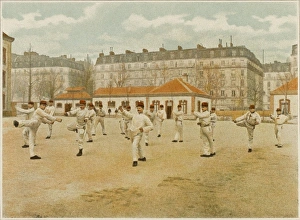 Encourages Gallery: Soldiers Boxing