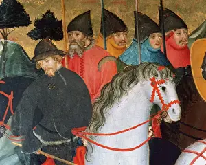 Convent Prints: Soldiers and cavalry. Late 14th century early 15th century
