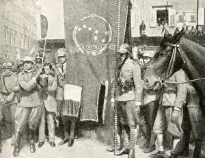 Fiume Prints: Soldiers of D Annunzio, Fiume, Free State of Fiume
