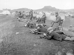 Results Collection: Soldiers doing target practice on a shooting range