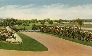 Minnesota Prints: Soldiers Field (looking south), Rochester, Minnesota, USA Date: 1934