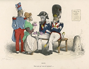 Soldiers and Girl