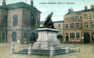 Edmunds Prints: Soldiers Memorial, Bury St Edmunds, Suffolk