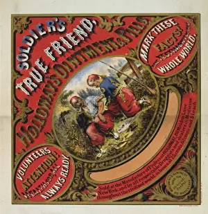 Ointment Prints: Soldiers true friend, Holloways ointment & pills
