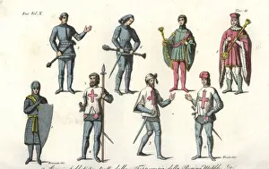 Soldiers and weapons from the Bayeux Tapestry