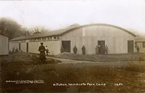 Epsom Prints: Soldiers at Woodcote Park Camp, Epsom, Surrey, WW1