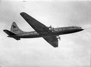 Agpw Gallery: The sole Bristol Brabazon G-AGPW on its way to Farnborough