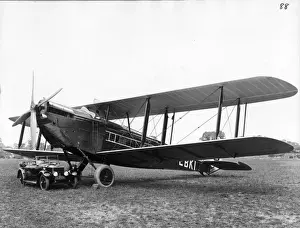 Highclere Prints: The sole de Havilland DH54 Highclere G-EBKI