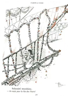 Fete Prints: Solemnity of the World - On the way to a Flower Festival