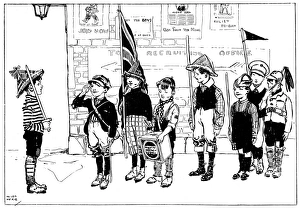 Pretending Gallery: Soliders of the King, Children playing at war, WW1