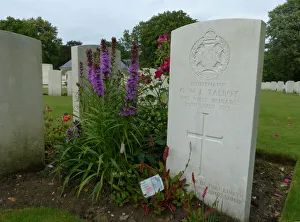 Solitary Prints: Solitary Headstone of Lt Gilbert Talbot, Sanctuary Wood CWG