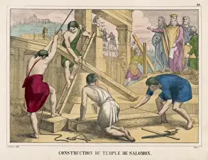 Builds Prints: Solomon Builds Temple