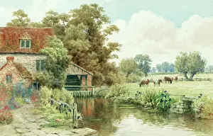 Somerford Watermill, River Thames, Gloucestershire