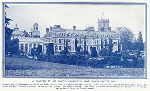 Images Dated 18th January 2021: Somerleyton Hall, Lowestoft - Seat of Sir Savile Crossley - a fine country house