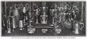 Awards Prints: Somerleyton Hall, near Lowestoft - Cups won by Sir Savile Crossley