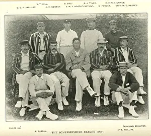 Boaters Prints: Somersetshire Cricket Team 1897