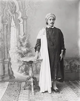 Son of the Caid Tunisia, c. 1890. Garrigues studio